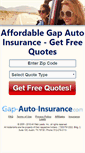 Mobile Screenshot of gap-auto-insurance.com